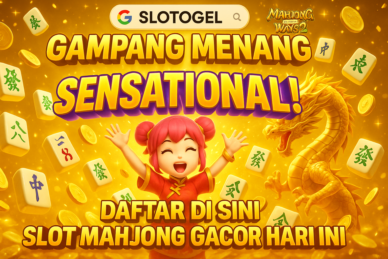 Banner resmi kemitraan TOTOGAMI x Slotogel