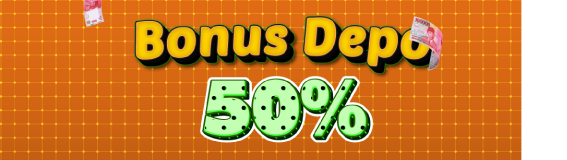 WELCOME BONUS 50%