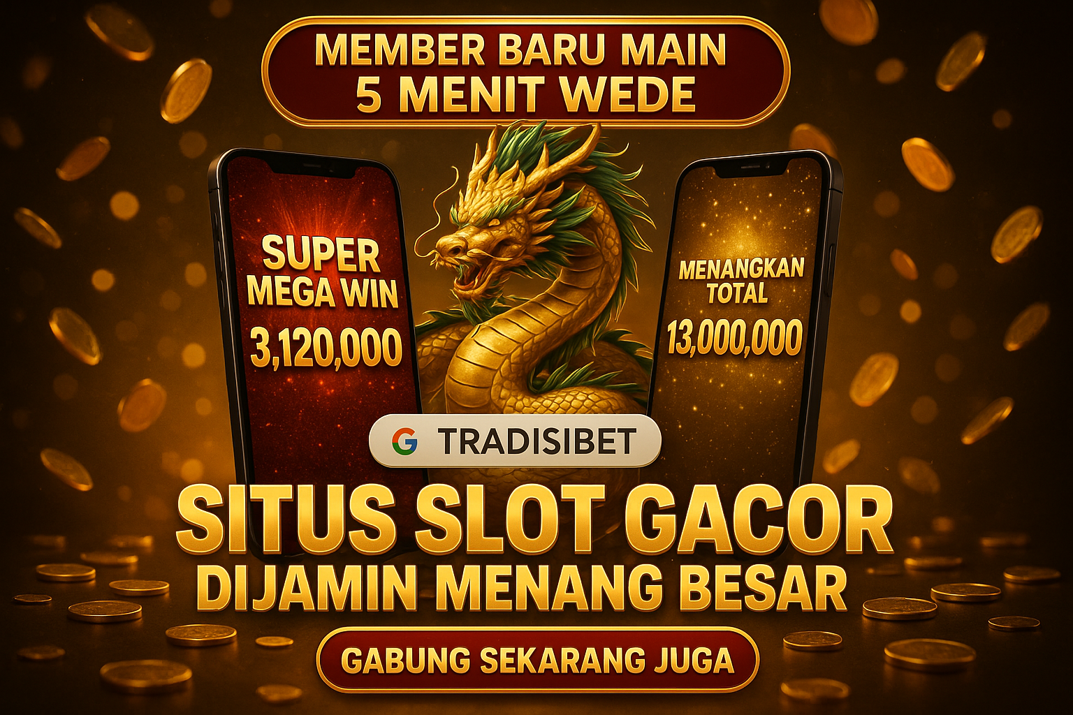 Tampilan platform hiburan digital Tradisibet yang ramah perangkat mobile